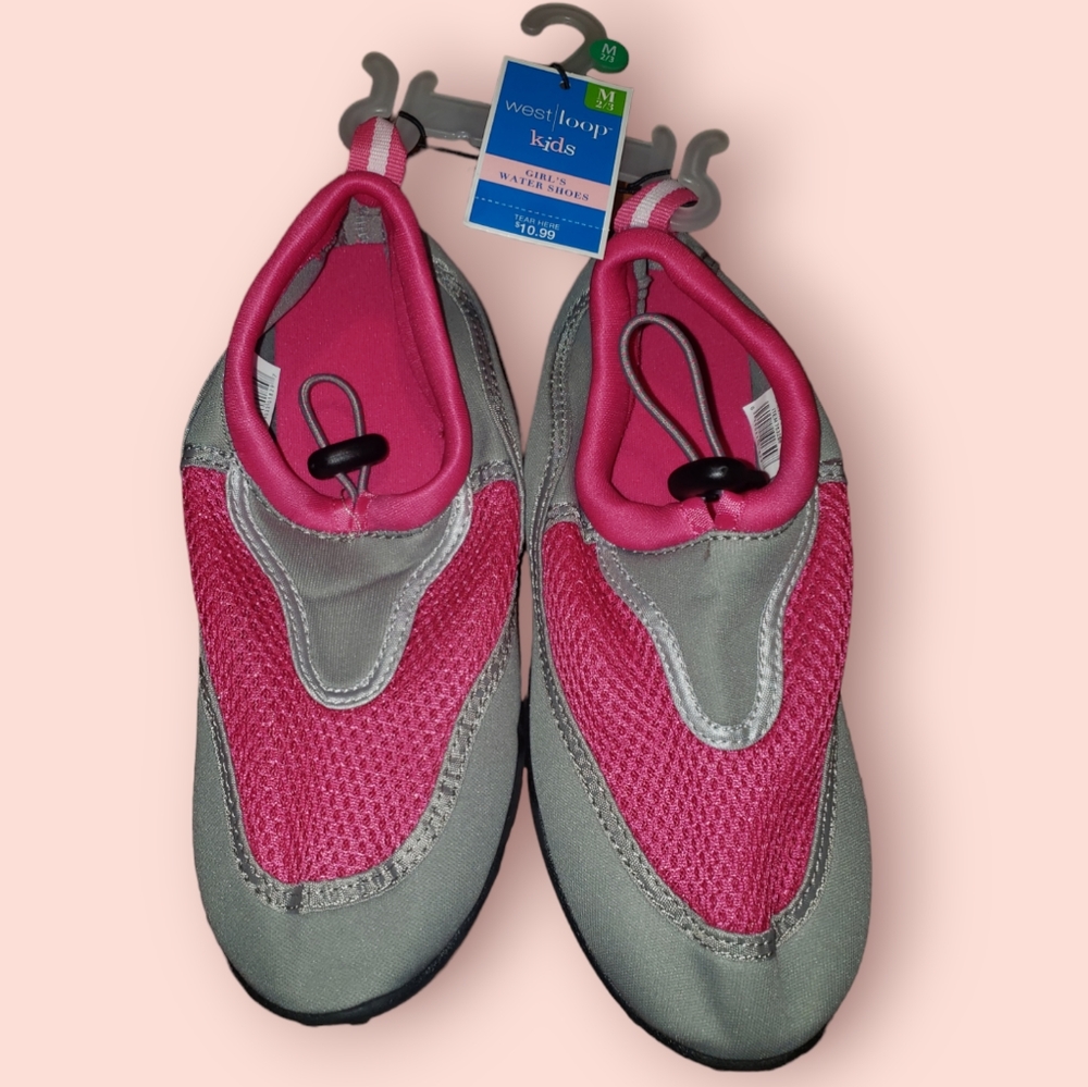 💖👩‍👧‍👦West Loop Girls Water Shoe (Size Med 2/3)